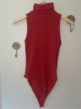 ZARA Sleeveless Turtleneck Bodysuit